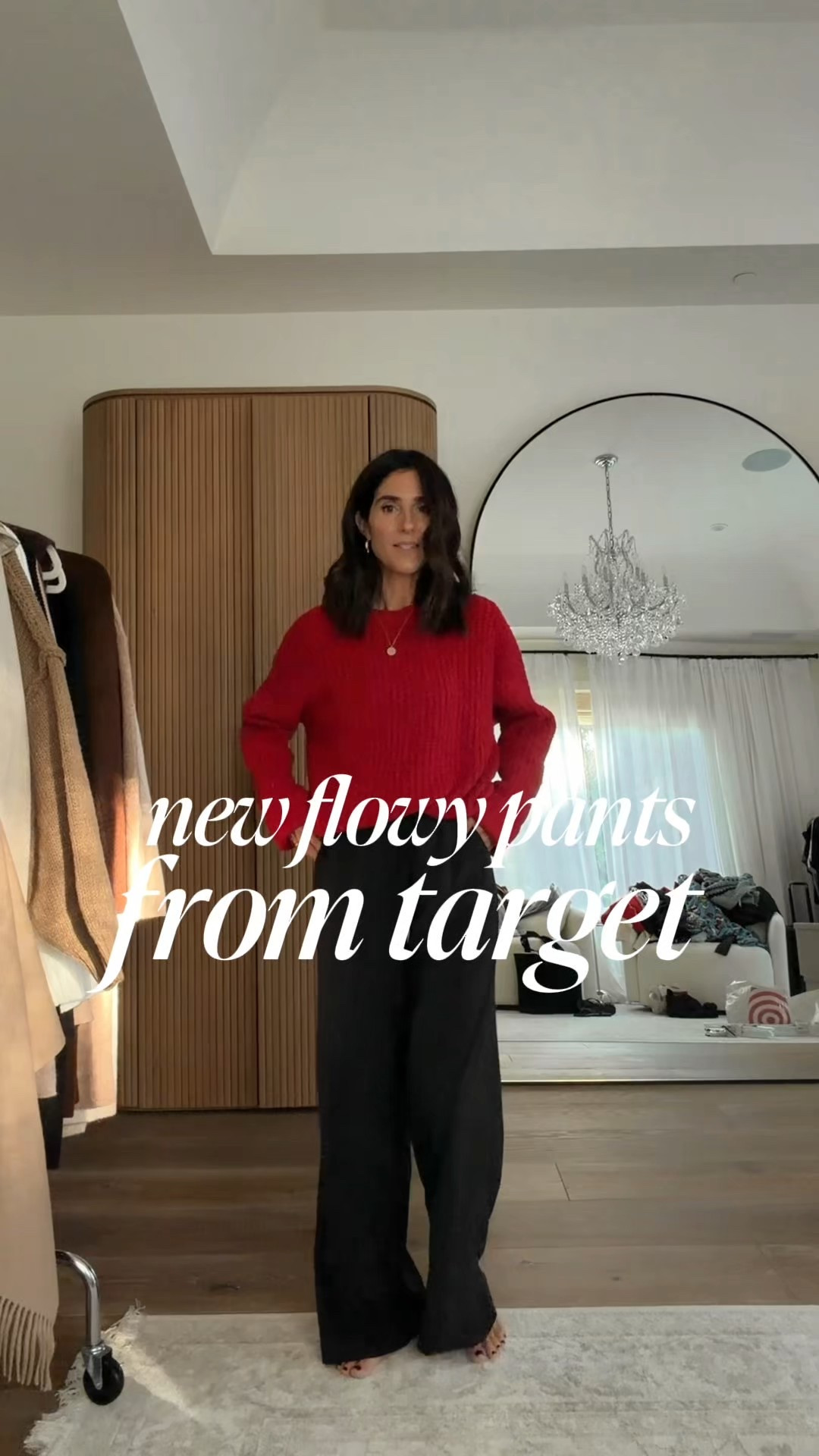 These pants are amazing! I’m just shy of 5-7” wearing the size XS pants and a size small sweater. #target #sweater #holiday #stylinbyaylin #aylin 

#LTKFindsUnder50 #LTKGiftGuide #LTKHoliday