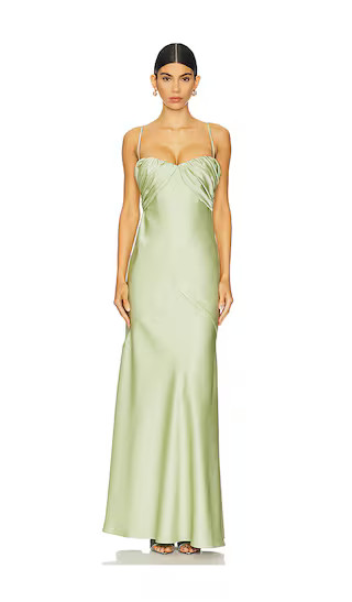 Janae Gown in Sage Green | Revolve Clothing (Global)