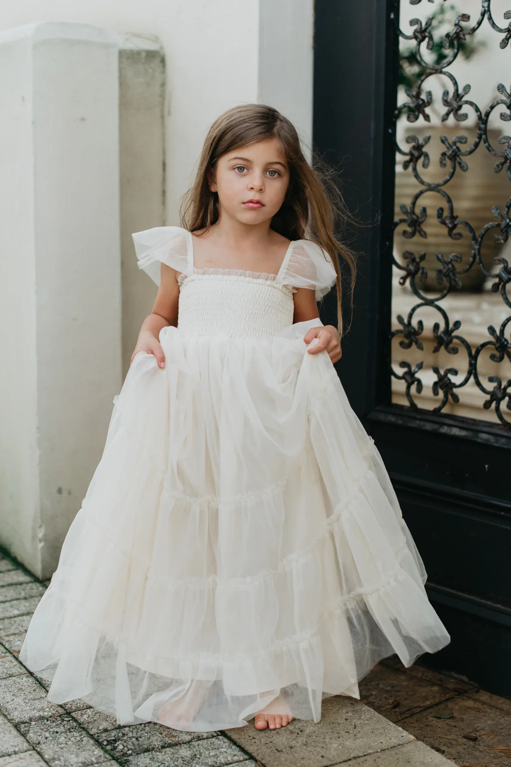 Marabella Dress (antique ivory tulle) | INDIE BLUE