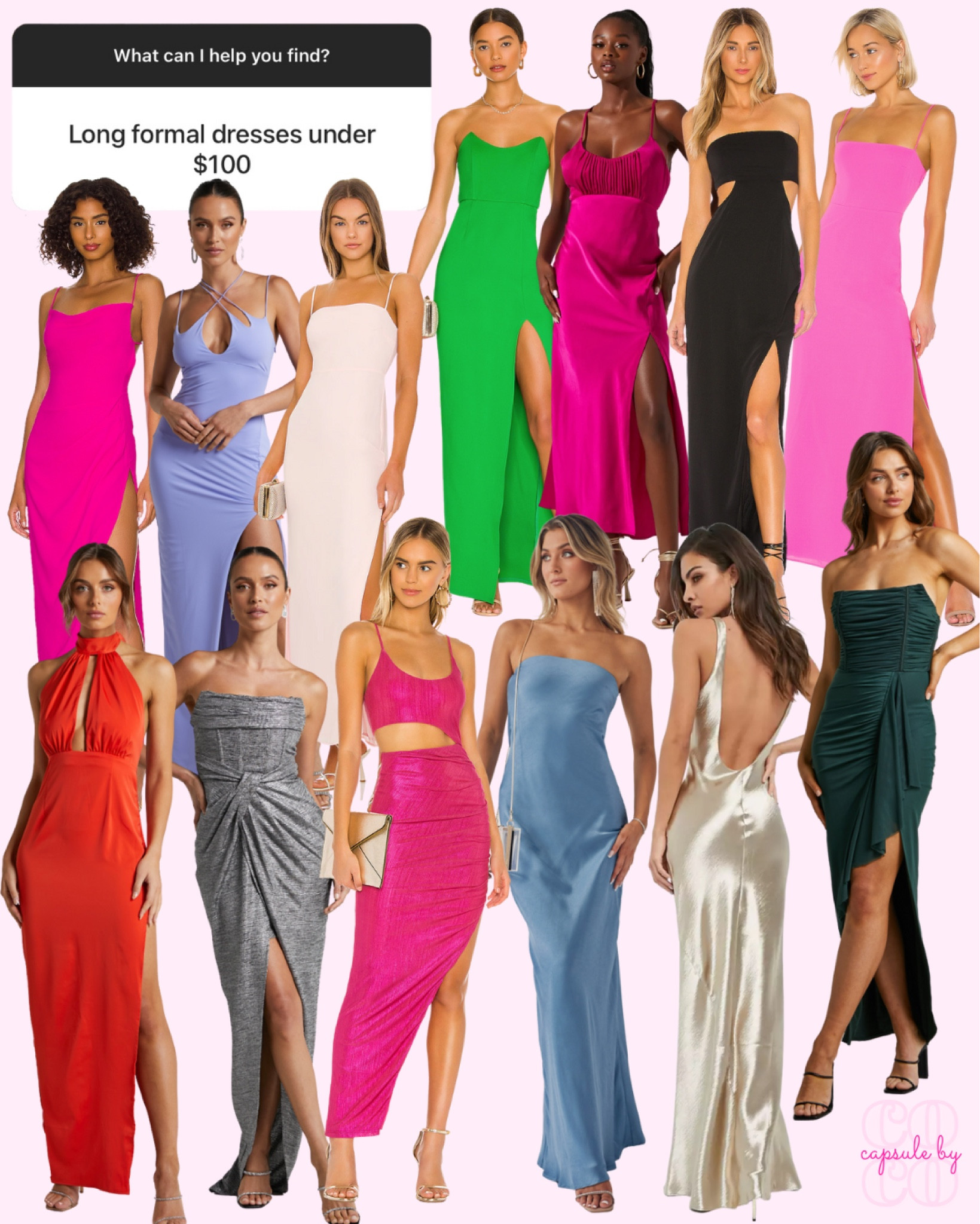 LONG FORMAL DRESSES UNDER $100 🪩🤍

Long formal dress, maxi dress, formal dress, wedding guest dress, homecoming dress, prom dress, gown, sorority, Ole Miss, capsulebycoco

#LTKunder100 #LTKU #LTKstyletip
