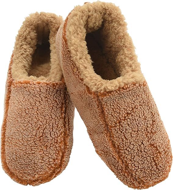 Snoozies Mens Two Tone Fleece Lined Slippers - Comfortable Slippers for Men | Amazon (US)