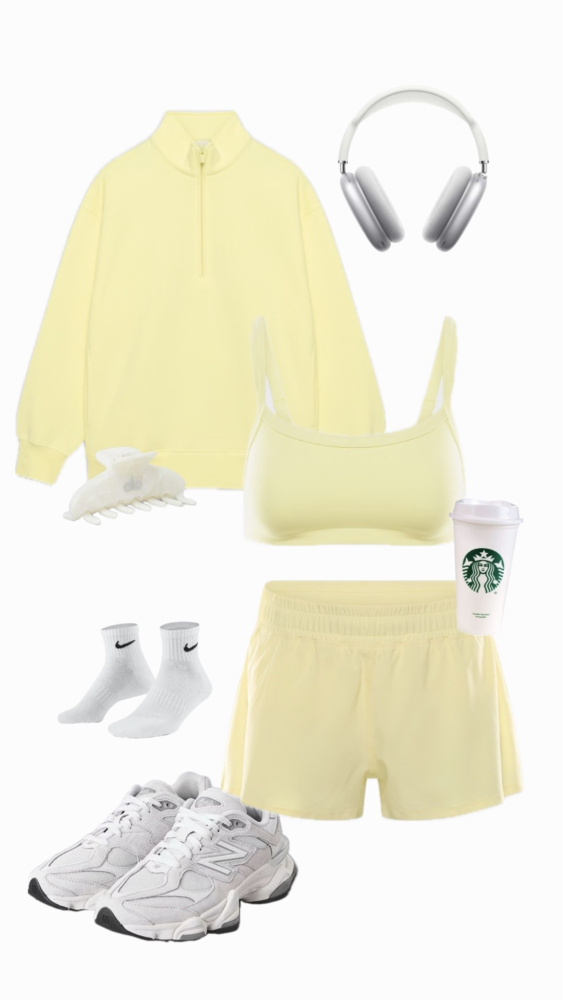 Sweater xs.  Shorts 2. Bra s