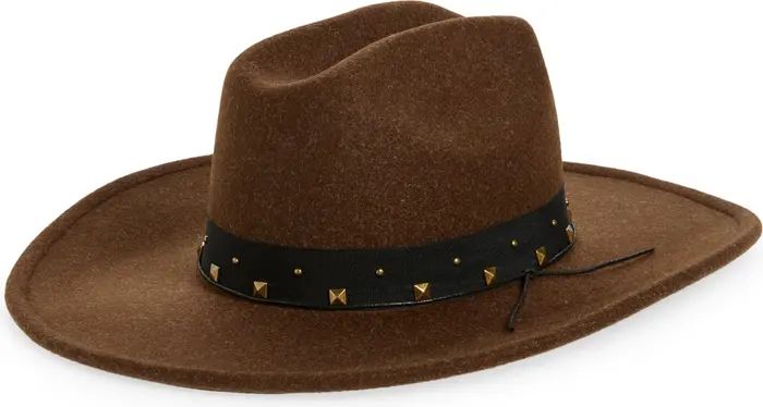 Treasure & Bond Studded Trim Cowboy Hat | Nordstrom | Nordstrom