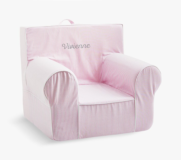 Anywhere Chair®, Pink Oxford Stripe | Pottery Barn Kids