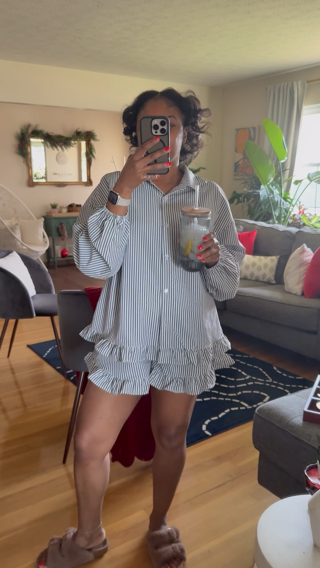 Ladies….. cute in the house at all times! You never know who might show up at your door!! 

#LTKHome #LTKGiftGuide #LTKOver40