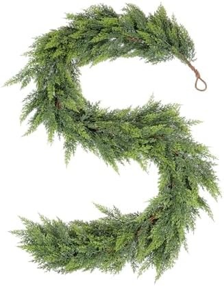 WBHome Real Touch Juniper Garland for Christmas Holiday Seasonal Outdoor/Indoor Home Decor, 6FT L... | Amazon (CA)