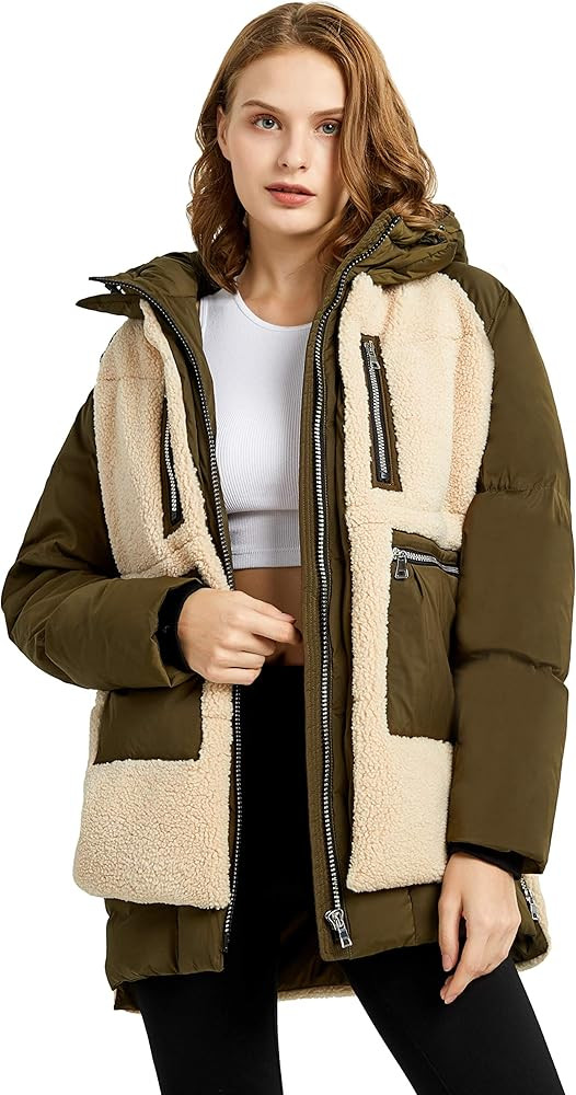 Orolay Women’s Fleece Down Coat Thickened Winter Puffer Down Jacket | Amazon (US)