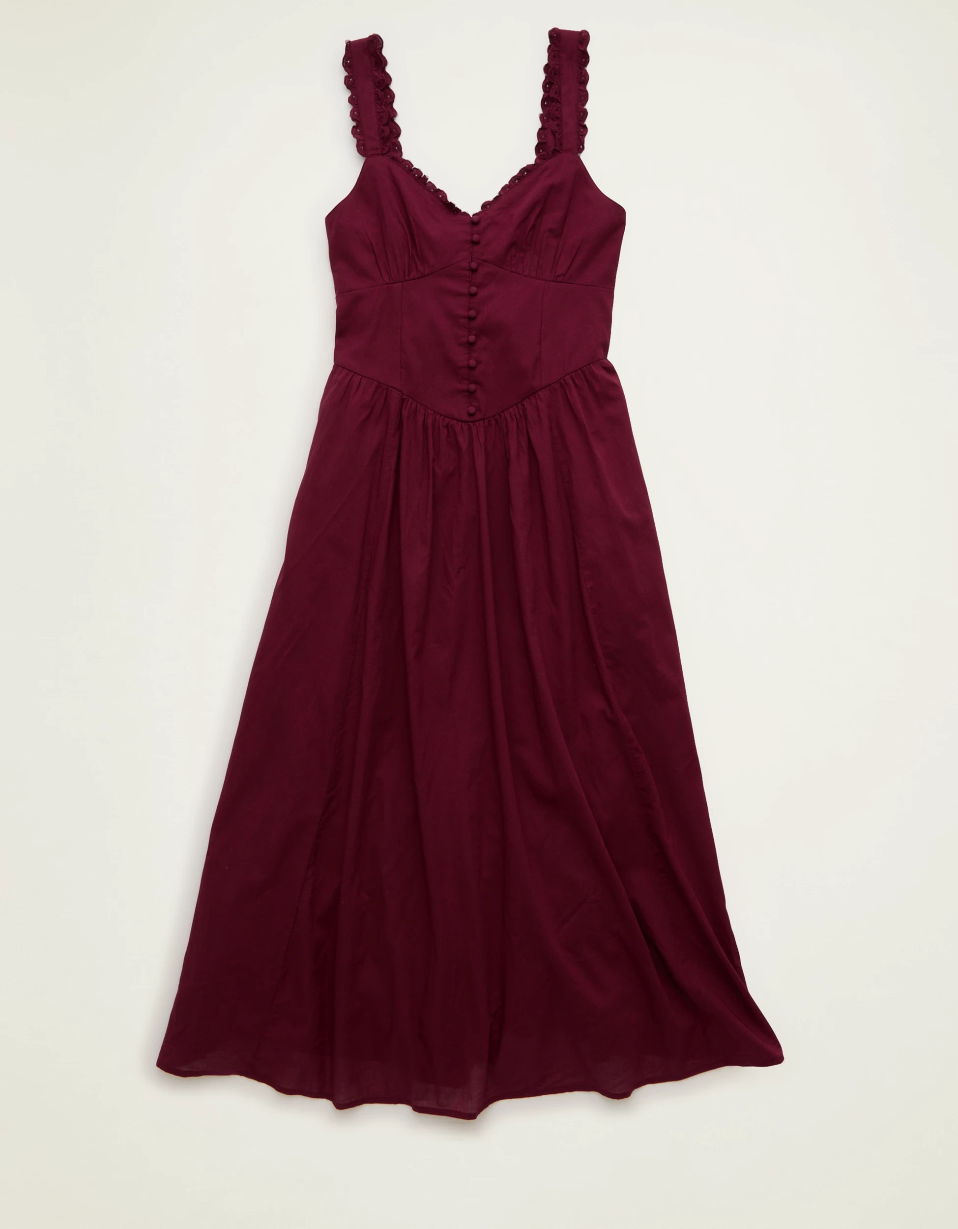 AE Sweetheart Corset Midi Dress | American Eagle Outfitters (US & CA)