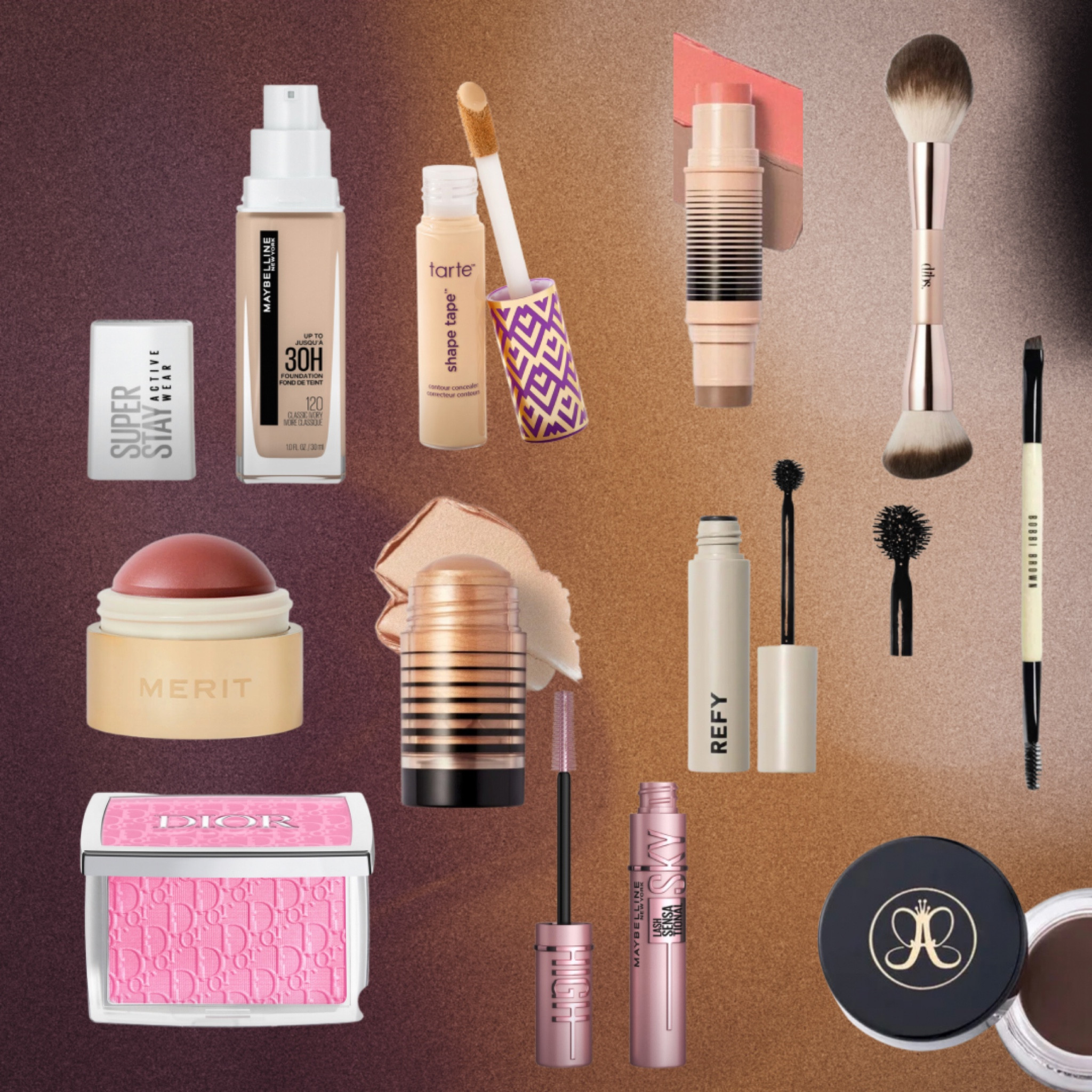 Products I used in todays stories! 

Buff beige in foundation
22N in shape tape
Spill the tea/full deets in dibs
Stockholm in merit
001 petal in Dior
Brown in mascara
Dark brown in Anastasia 
Medium brown in refy

#LTKfindsunder50 #LTKstyletip #LTKbeauty