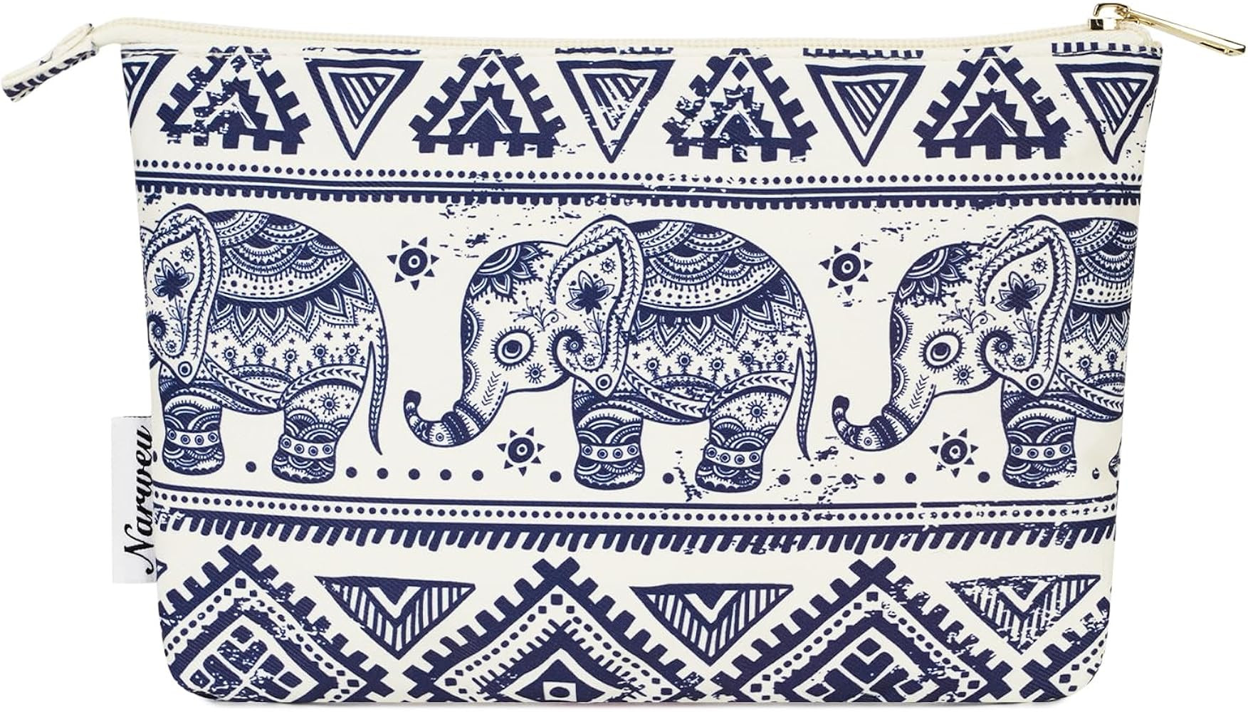 Narwey Large Makeup Bag for Purse Travel Makeup Pouch Cosmetic Bag Zipper Pouch Bags for Women (E... | Amazon (US)