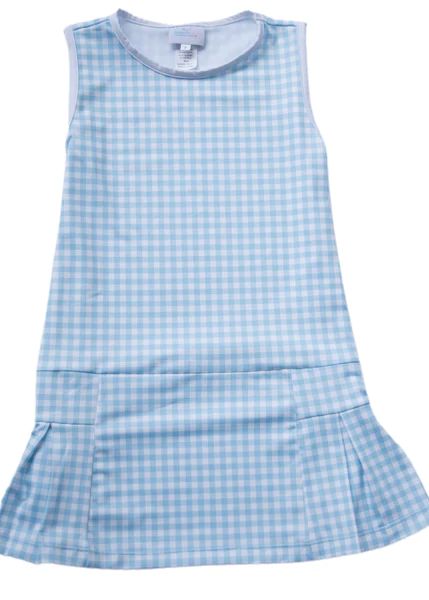 Blair Blue Gingham Tennis Dress | JoJo Mommy