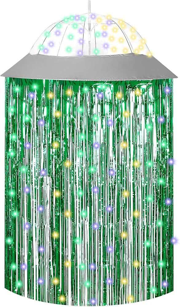 11 Pcs Halloween UFO Umbrella Costume DIY Alien Abduction Costume Set UFO Spaceship Umbrella with... | Amazon (US)