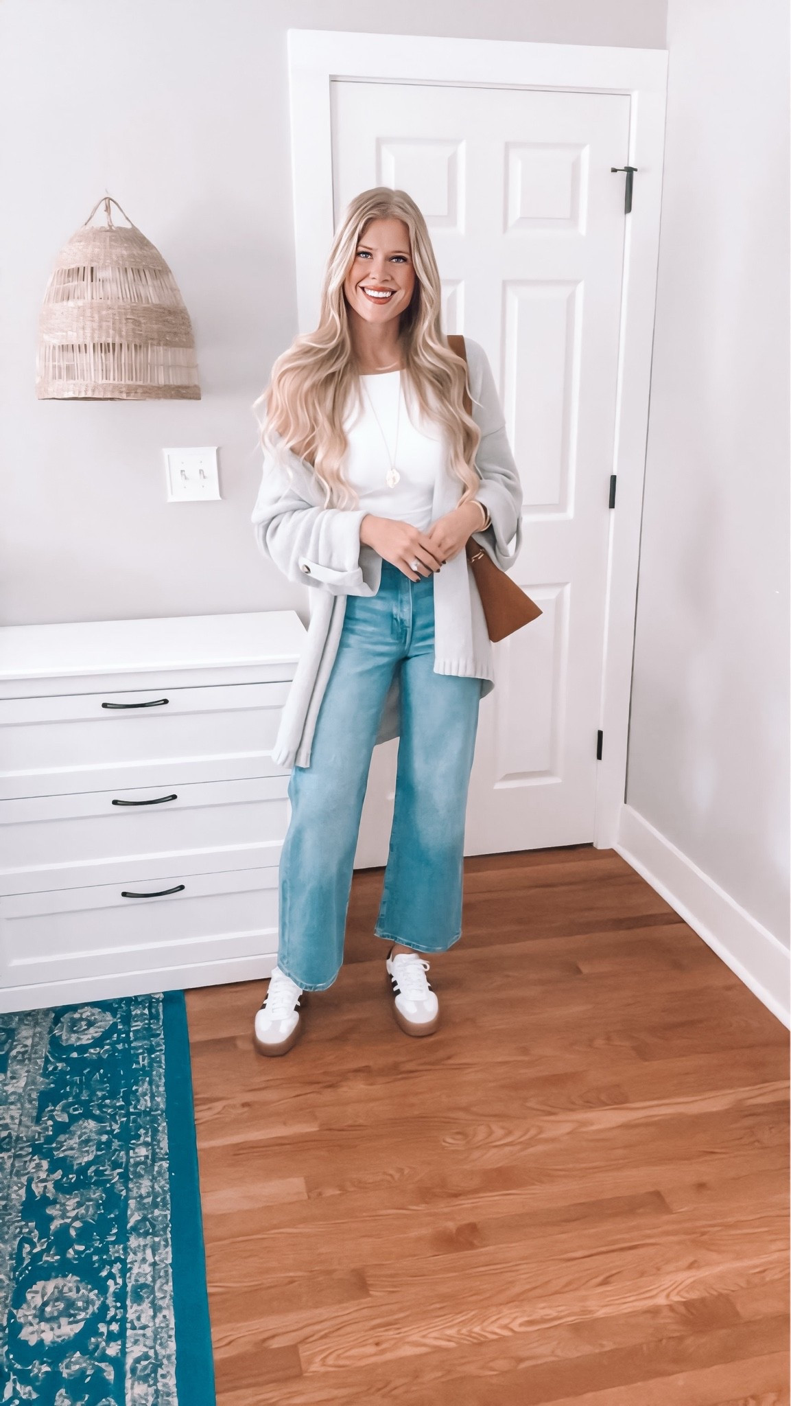 A no fail casual mom outfit to throw on and look put together! The cardigan is back in stock and the top has a built in bra! 👏🏼

Wearing size small in the cardigan and tank, size 2 in the jeans!

#mommusthaves #casualoutfits #casualoufitideas
cozy cardigan, built in bra, wide leg jeans, stretchy jeans, everyday bra, fall casual outfit, amazon outfit, mom outfit, mom ootd, amazon haul, look for less, millennial style, mom fashion, affordable style

#LTKootd #LTKmomlife #LTKgrwm