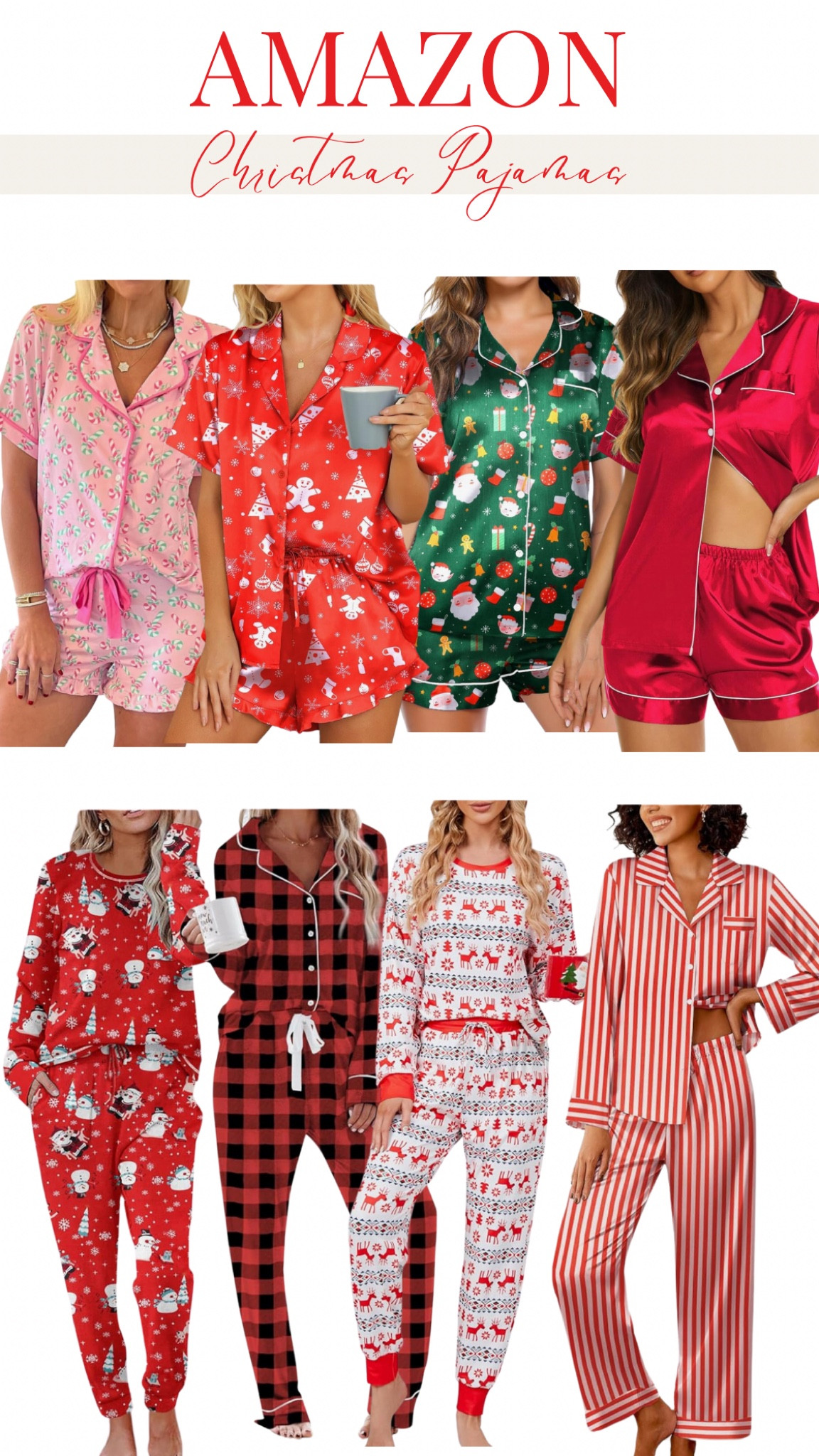 Amazon Christmas Pajamas, Amazon holiday pajamas, Amazon pajamas

#LTKHoliday