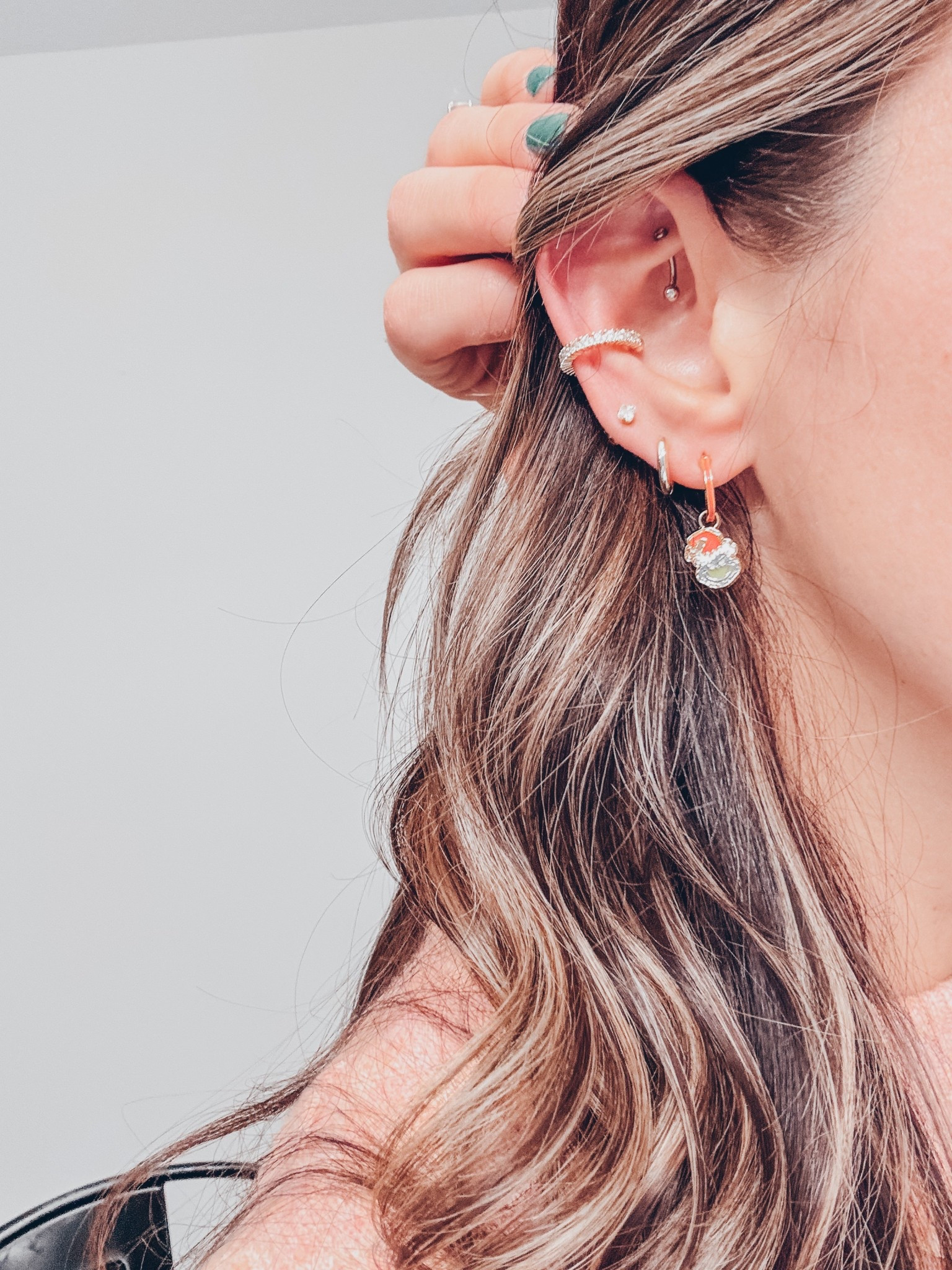 Grinch earrings 

#LTKootd #LTKHoliday #LTKFindsUnder50