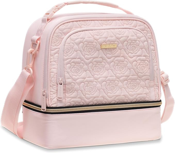 Lunch Box for Women, Mothers Day Gift for Mom, Two Compartments Insulated Lunch Tote Bag Large Le... | Amazon (US)