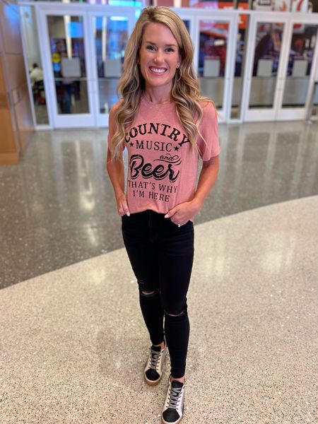 Country concert
Black jeans
Country tee
Dolce vita sneakers
Nashville look
Concert outfit 

#LTKFestival #LTKstyletip #LTKfindsunder50