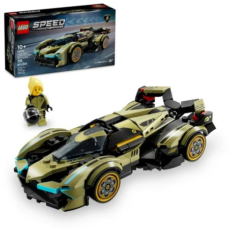 LEGO Speed Champions Lamborghini Lambo V12 Vision GT Super Car, Formula 1 Vehicle Toy, Driving Playset, Buildable Model Set for Kids, Lamborghini Car, Gift for Kids and Gaming Fans, F1 Toy Car, 76923 | Walmart (US)