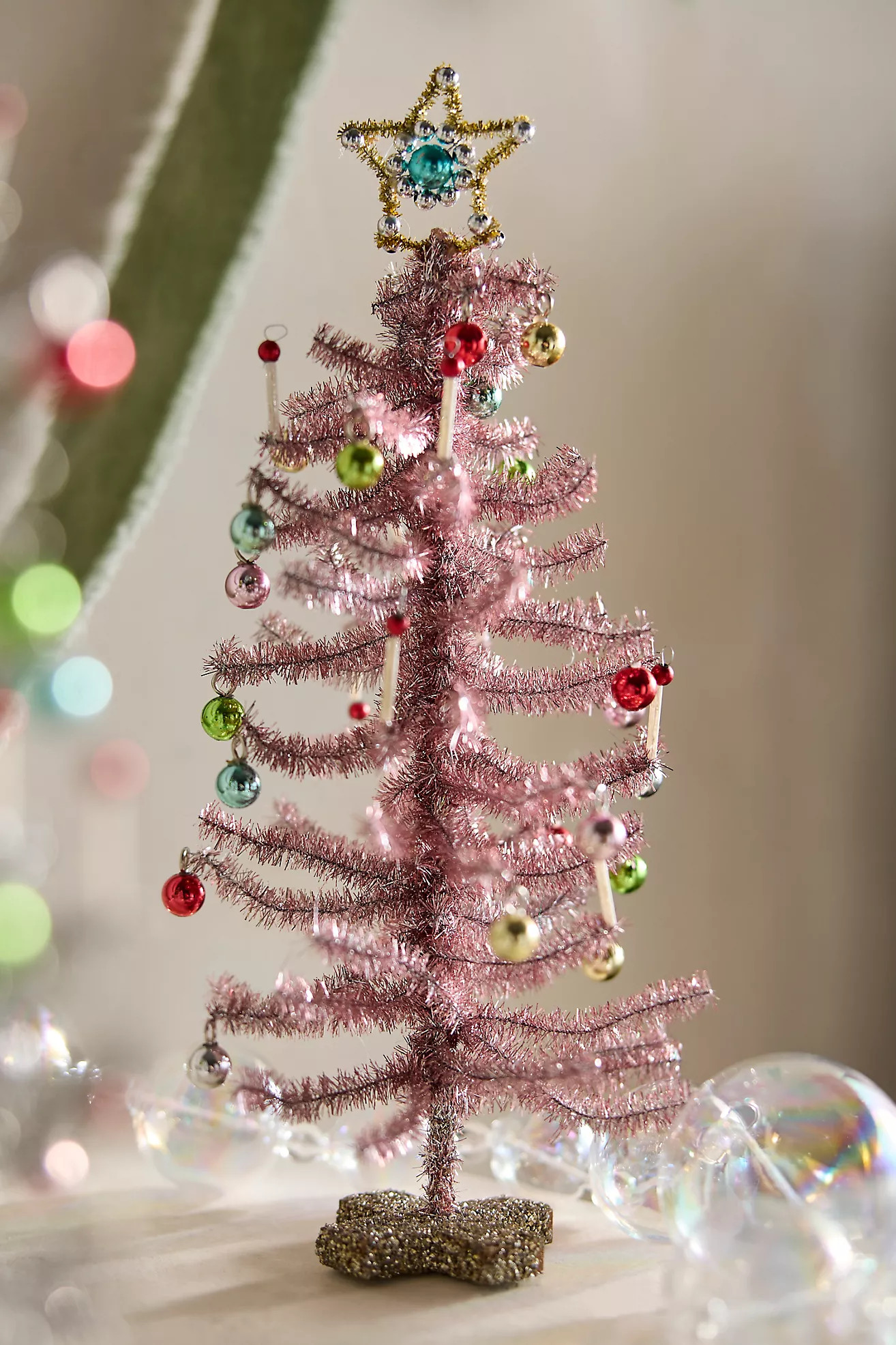 Mini Tinsel Candle Tree | Anthropologie (US)