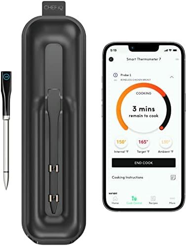 Chef iQ Smart Wireless Meat Thermometer, Unlimited Range, Bluetooth & WiFi Enabled Digital Cookin... | Amazon (US)