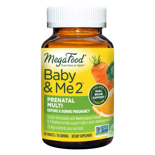 MegaFood Baby & Me 2 Prenatal Multi - Prenatal Vitamins for Mom & Developing Baby - Dr Formulated... | Amazon (US)