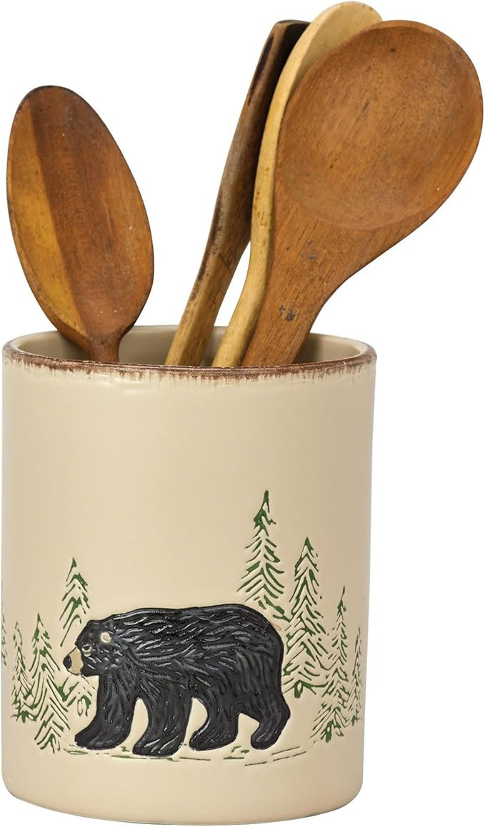 Park Designs Rustic Retreat Utensil Crock # 493-699 | Amazon (US)