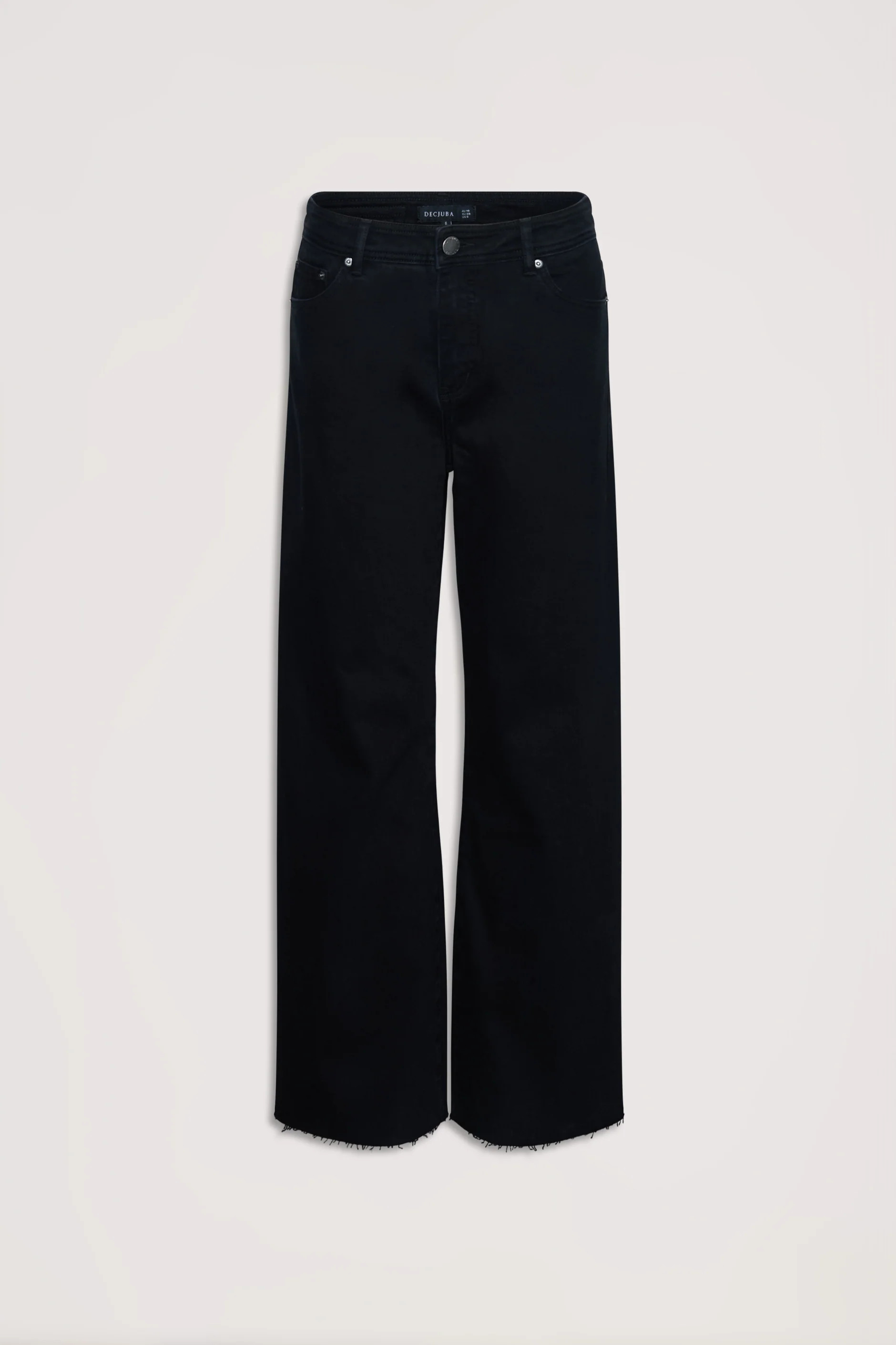 Tahni Wide Leg Jean - Black | DECJUBA