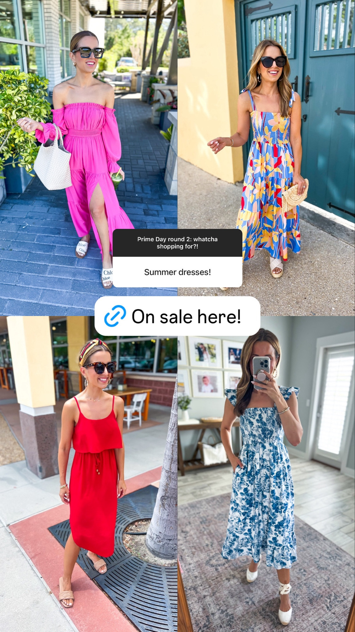 Amazon summer dresses on sale - wearing smallest size each! Floral dresses. Midi dresses. Vacation dresses. Vacation outfits. Resort wear. 

#LTKItBag #LTKFindsUnder50 #LTKTravel