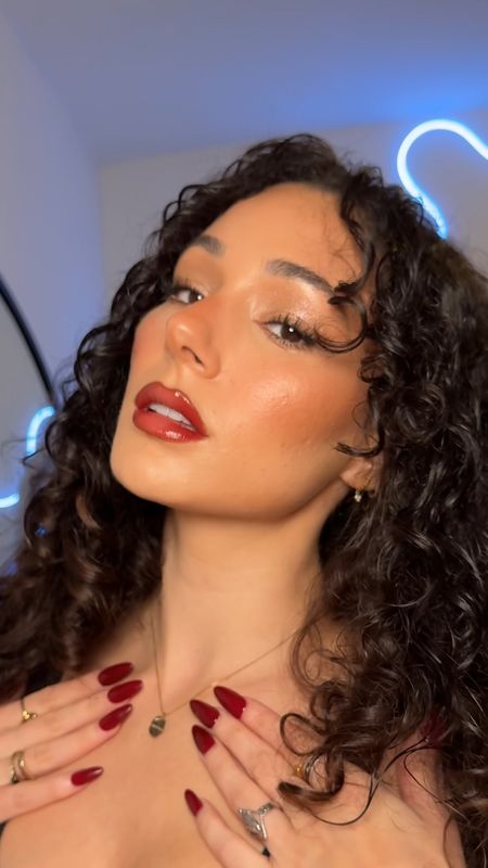 Cherry cola makeup products used 
Red lip combo

#LTKstyletip #LTKHoliday #LTKbeauty