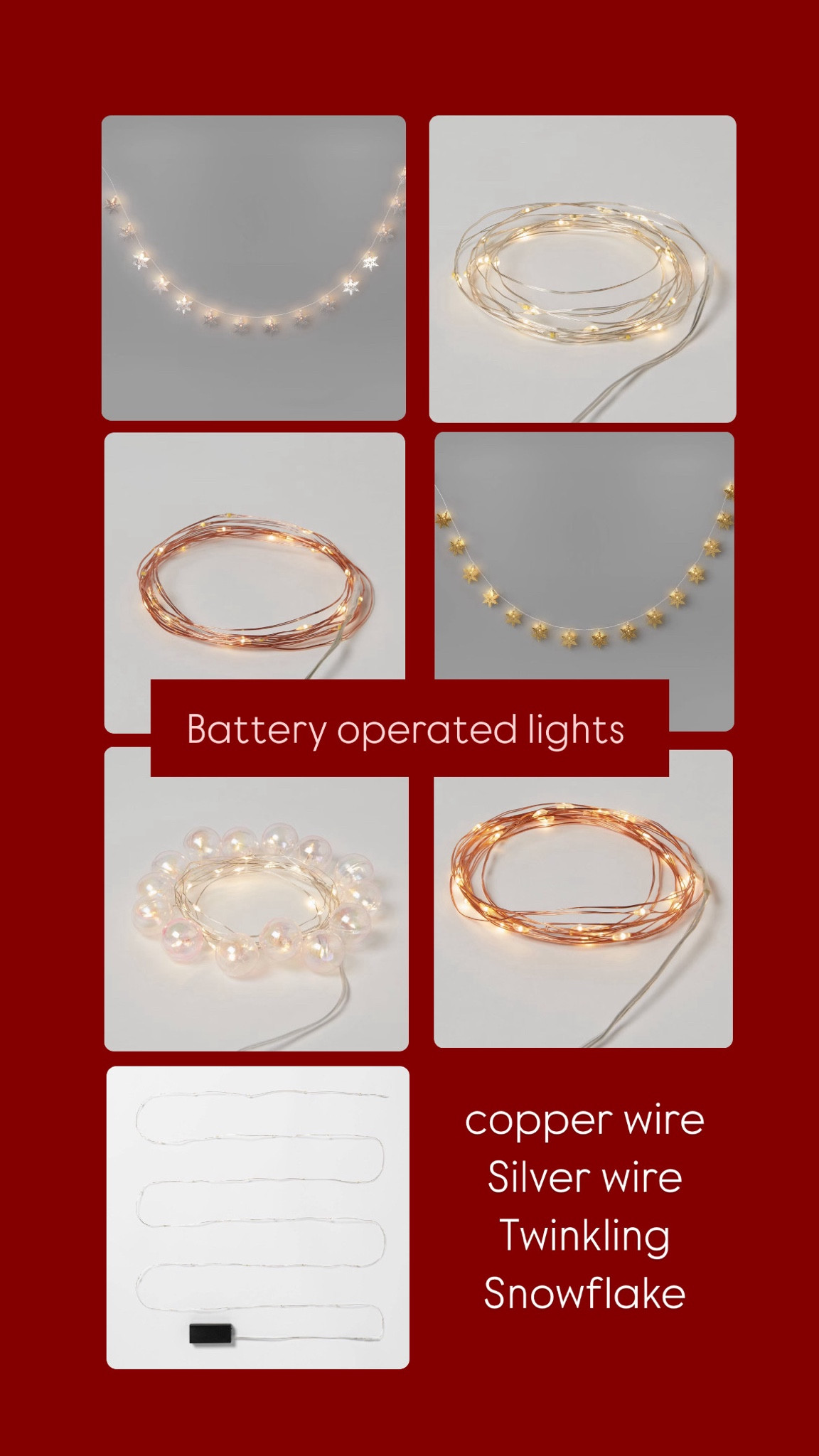 Battery operated lights in use throughout my home at Christmas! ✨

#LTKHome #LTKHoliday