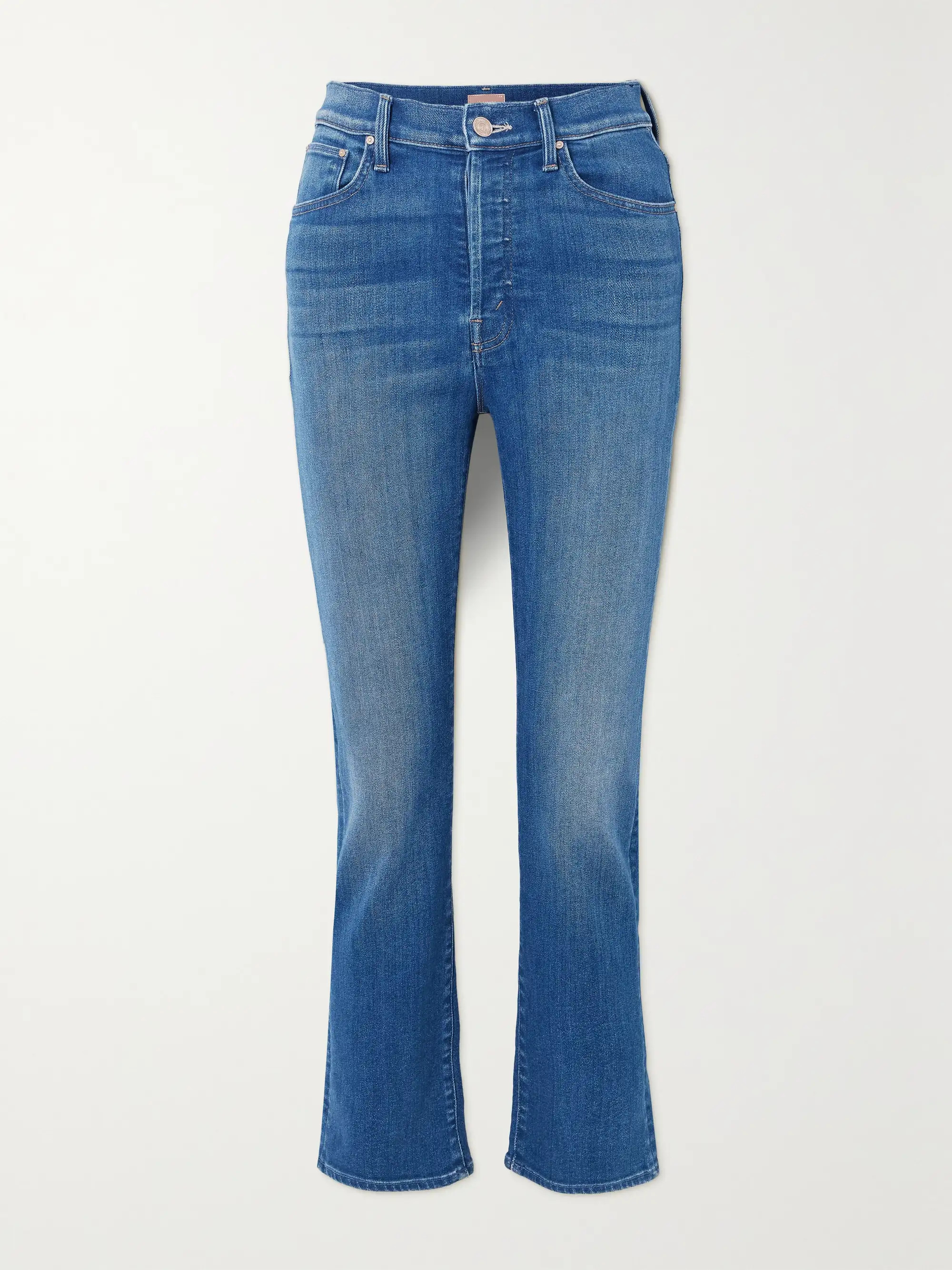 + NET SUSTAIN Hiker Hover cropped high-rise straight-leg jeans | NET-A-PORTER (US)