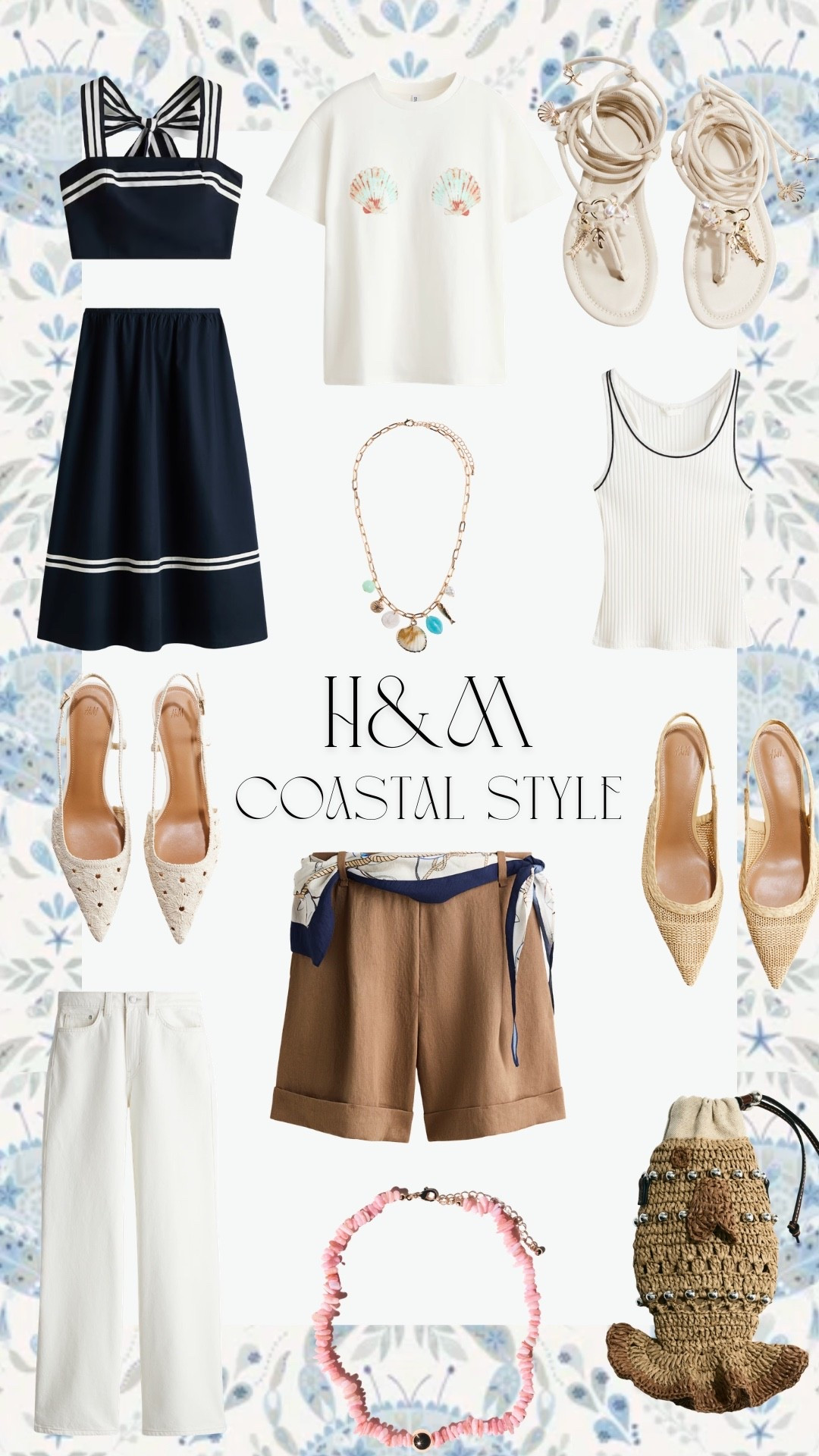 New from H&M
Loving these coastal spring and summer styles
East coast summer
Hamptons
Montauk

