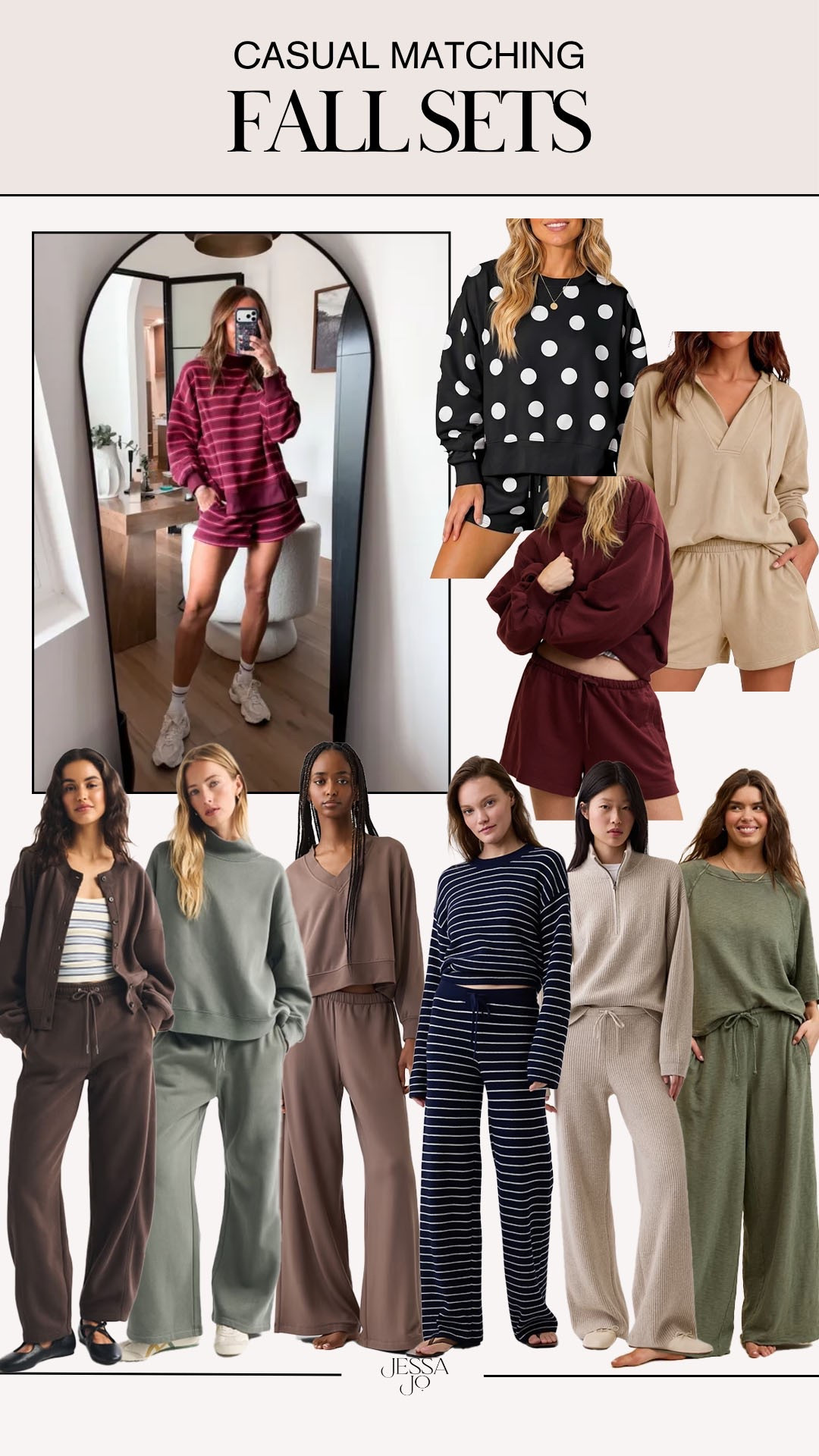 Casual matching fall sets. Fall fashion. Comfy fall style. Fall athleisure. Trendy fall matching set.

#LTKootd #LTKSeasonal #LTKgrwm