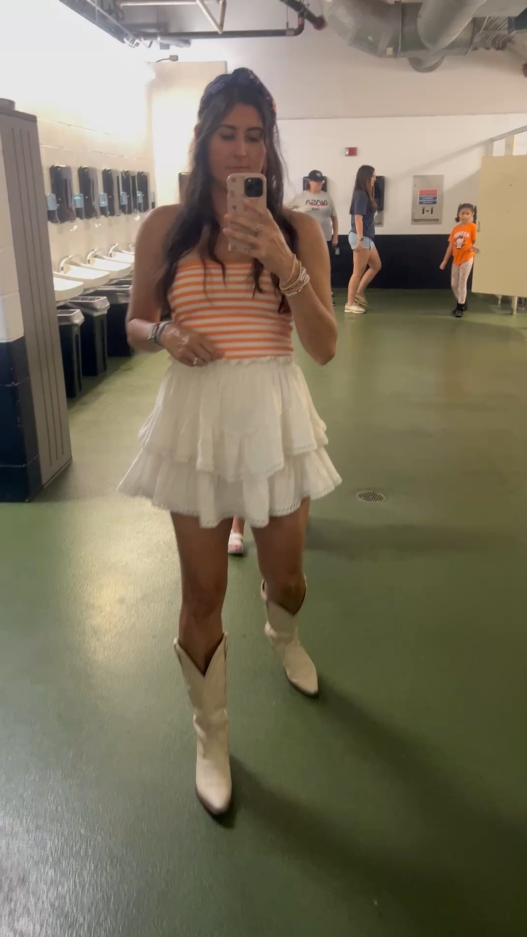 Game day outfit. Baseball game outfit with boots. My top is on sale for $5.

#LTKootd #LTKSeasonal #LTKSaleAlert