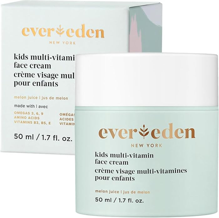 Evereden Kids Face Cream: Melon Juice, 1.7 oz. | Face Lotion | Clean and Non-Toxic Face Moisturiz... | Amazon (US)