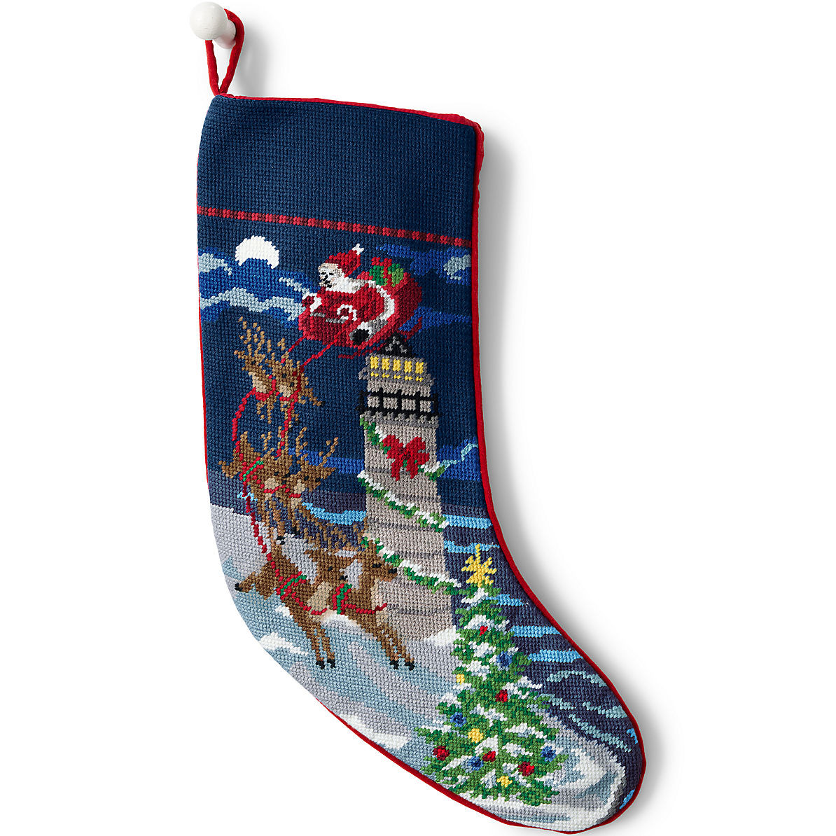 Needlepoint Personalized Christmas Stocking | Lands' End (US)