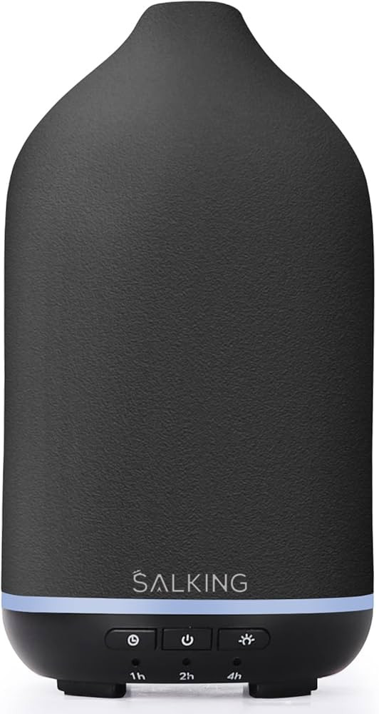 SALKING Ceramic Diffuser, Stone Essential Oil Diffuser, Ultrasonic Aromatherapy Diffusers with Ad... | Amazon (US)