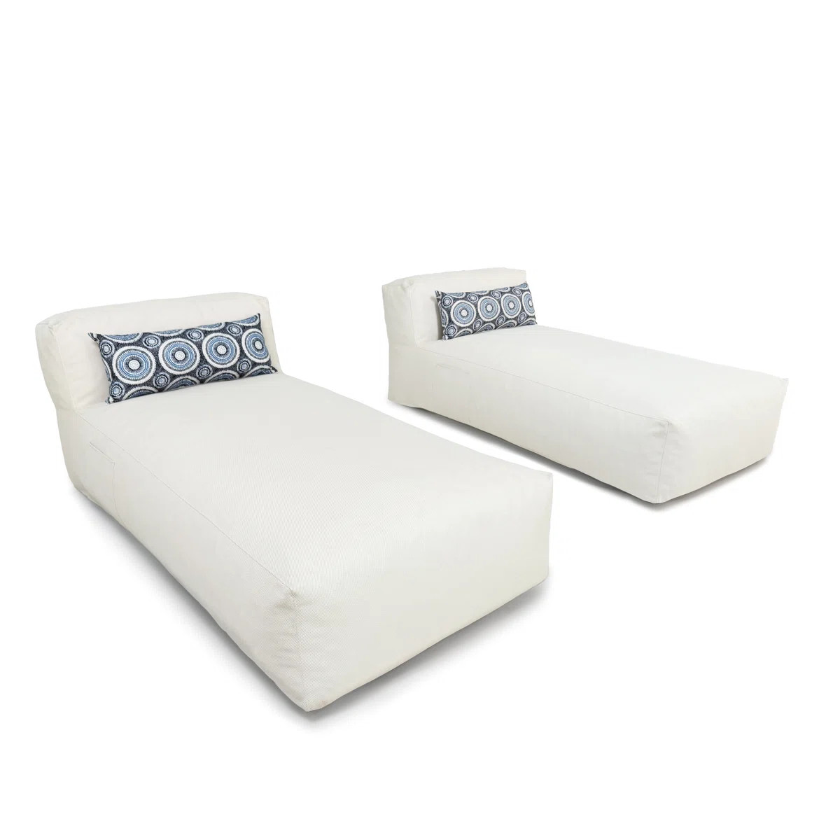 Francisco Bean Bag Outdoor Chaise Lounge (Set Of 2) | Wayfair North America