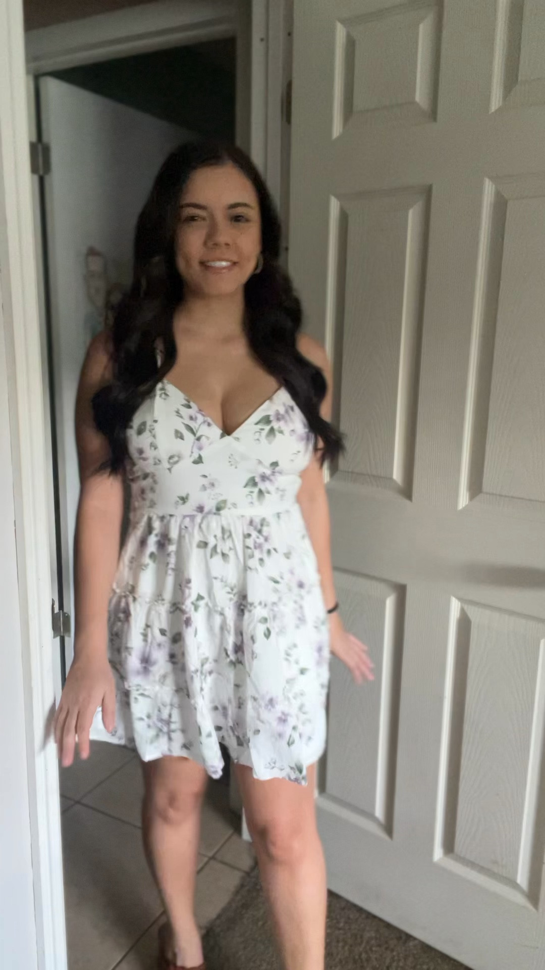 Hollister Open Back Tiered Mini Dress #hollistercollective 