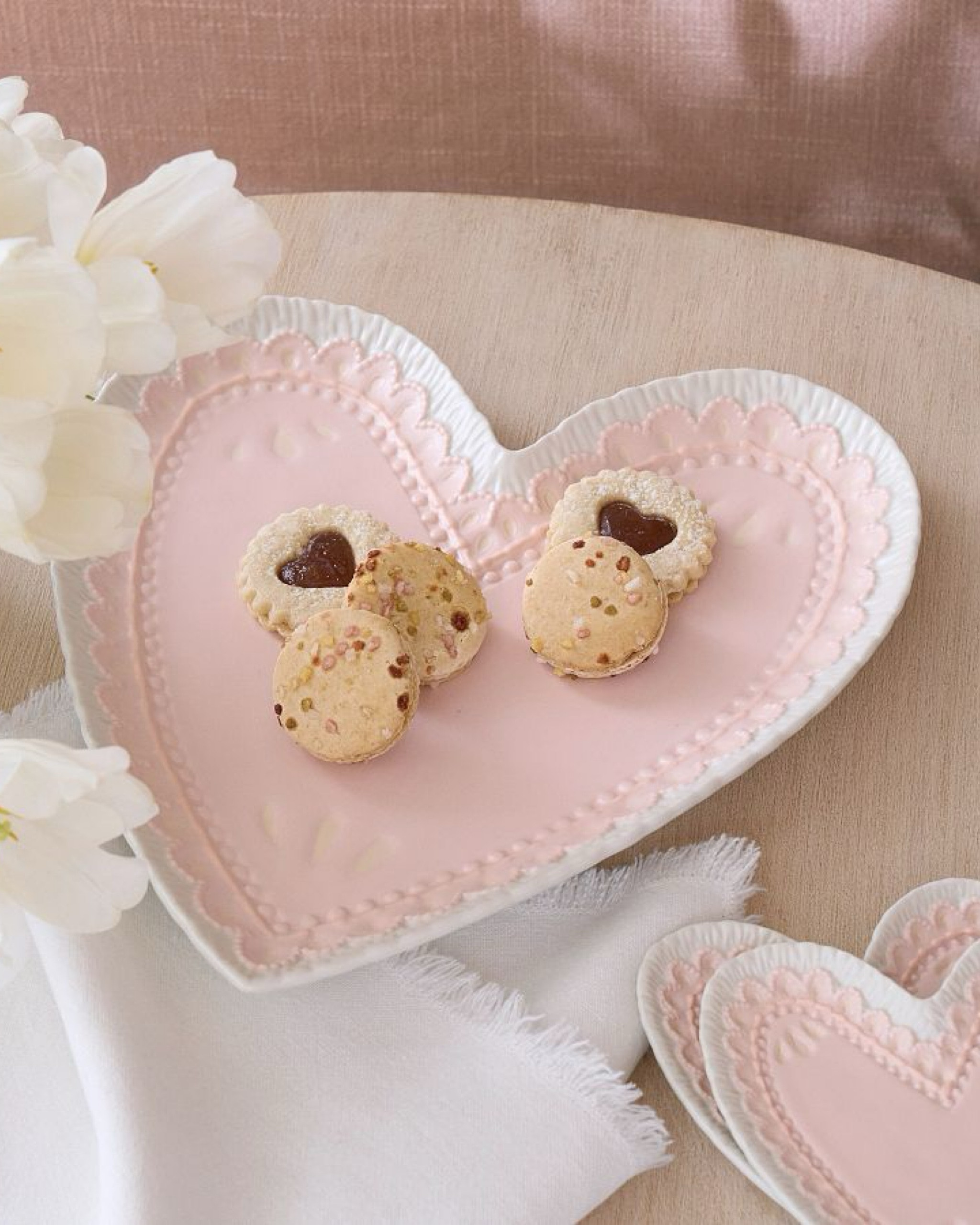 This charming heart shaped platter features a soft pink watercolor finish and intricate imprinted detail. It is perfect for a wedding gift, valentine gift or platter to display delicious treats for those you love.

#LTKGiftGuide #LTKSeasonal #LTKwedding