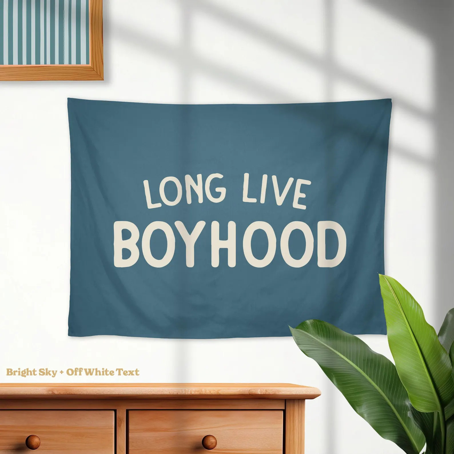 Long Live Boyhood Banner Flag, Custom Wall Banner, Boys Room Decor, Flag Wall Art, Kids & Baby Ro... | Etsy (US)