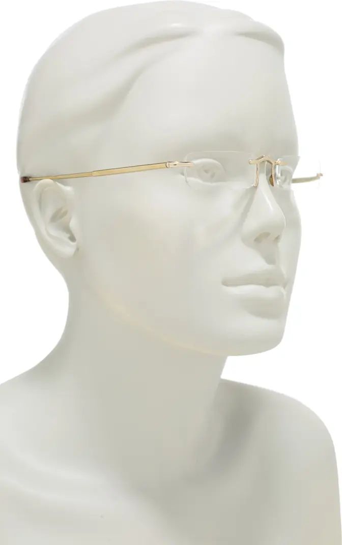 48mm Rectangle Reading Glasses - +2.00 | Nordstrom Rack