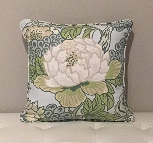 BYRON HOYLE Thibaut Honshu in Robins Egg Blue Throw Pillow Cover Designer Pillow Cover Cushion Cover | Amazon (US)
