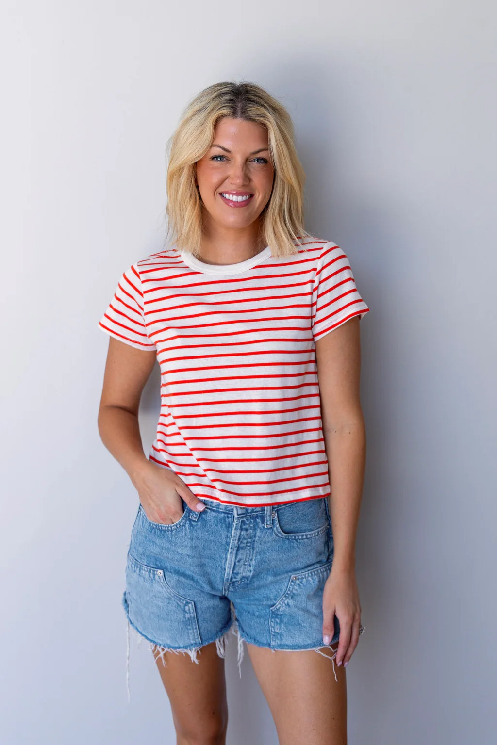 The Harbor Stripe Tee | Ardire Collection