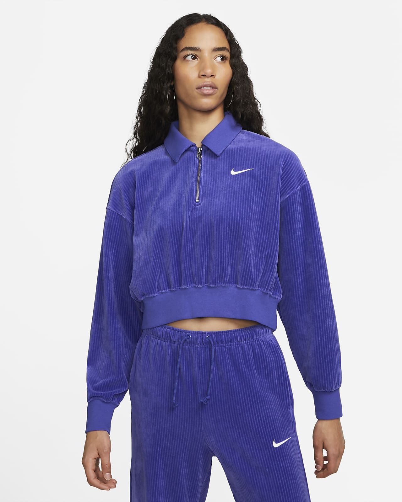 Women's Velour 1/4-Zip Top | Nike (US)
