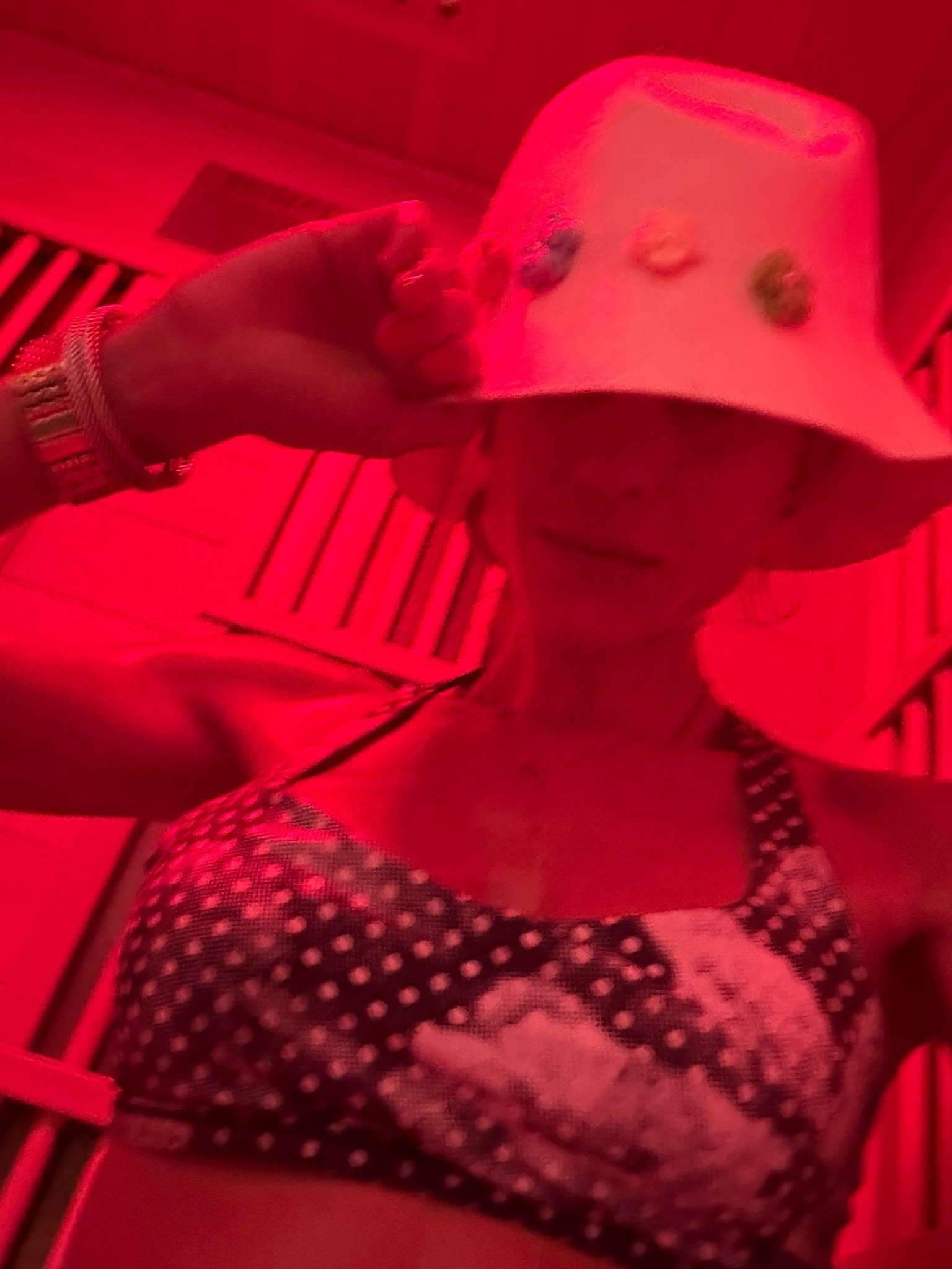 The cutest sauna hat!

#LTKActive #LTKmorningroutine