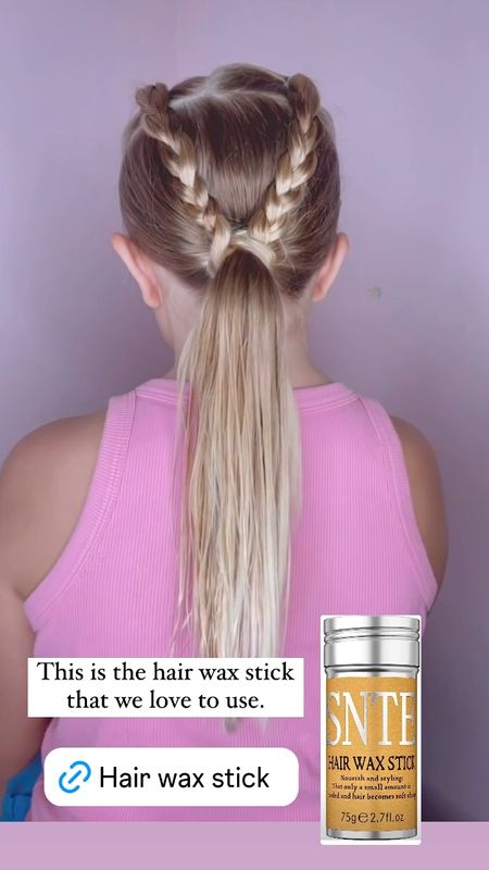How cute is this hairstyle? Sharon how this hair wax stick is perfect to use. 💗 #amazon

#LTKBeauty #LTKStyleTip