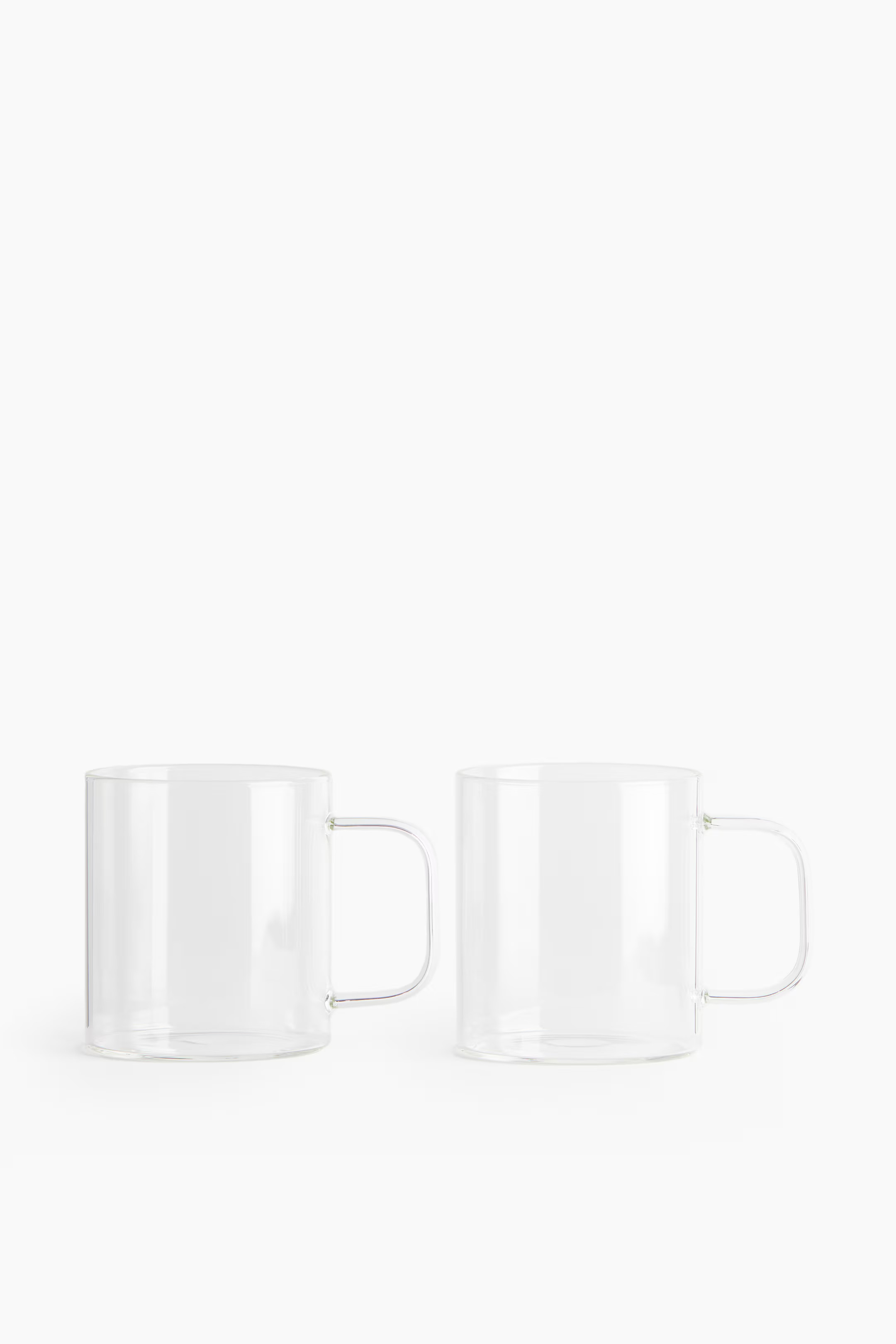 2er-Pack Becher aus Glas | H&M (DE, AT, CH, NL, FI)