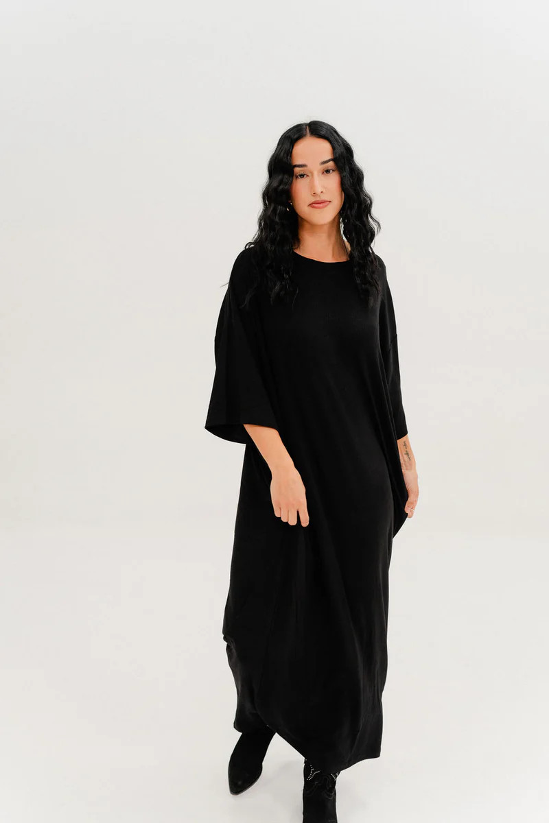 Isn't She Lovely Dress Black | The Foxy Kind
