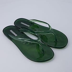 CUSHIONAIRE Splash Jelly Flip Flops for Women With Flexible Sole, Soft Footbed Summer Sandals for... | Amazon (US)
